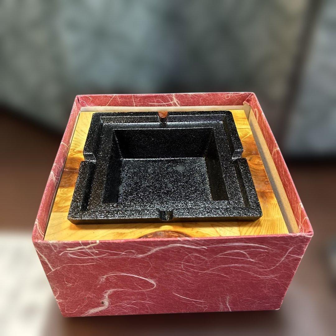 木製収納ボックス 無垢材 四角形 約12cm