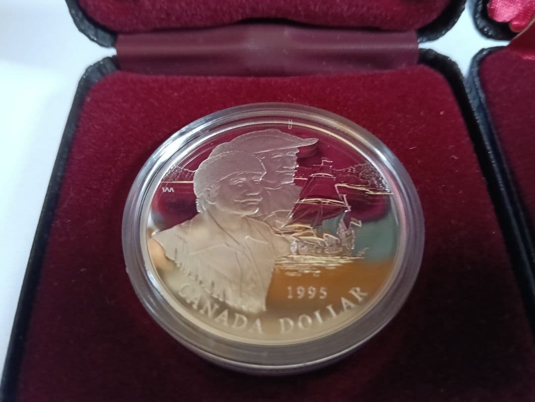 ブリリアント・サーキュレット仕上げ・カナダ歴史記念銀貨３セット