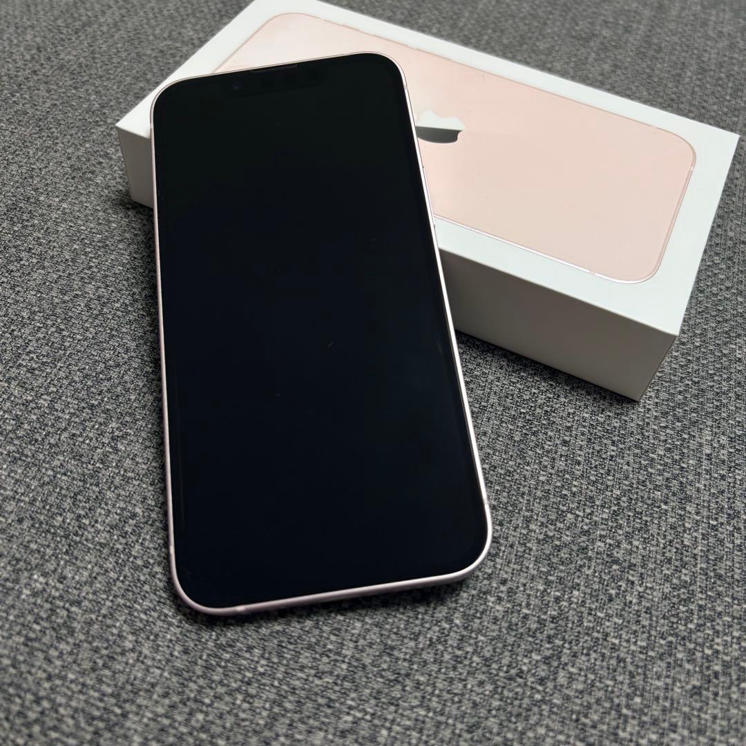 Apple iPhone 13mini ピンク 128GB 美品本体 箱付