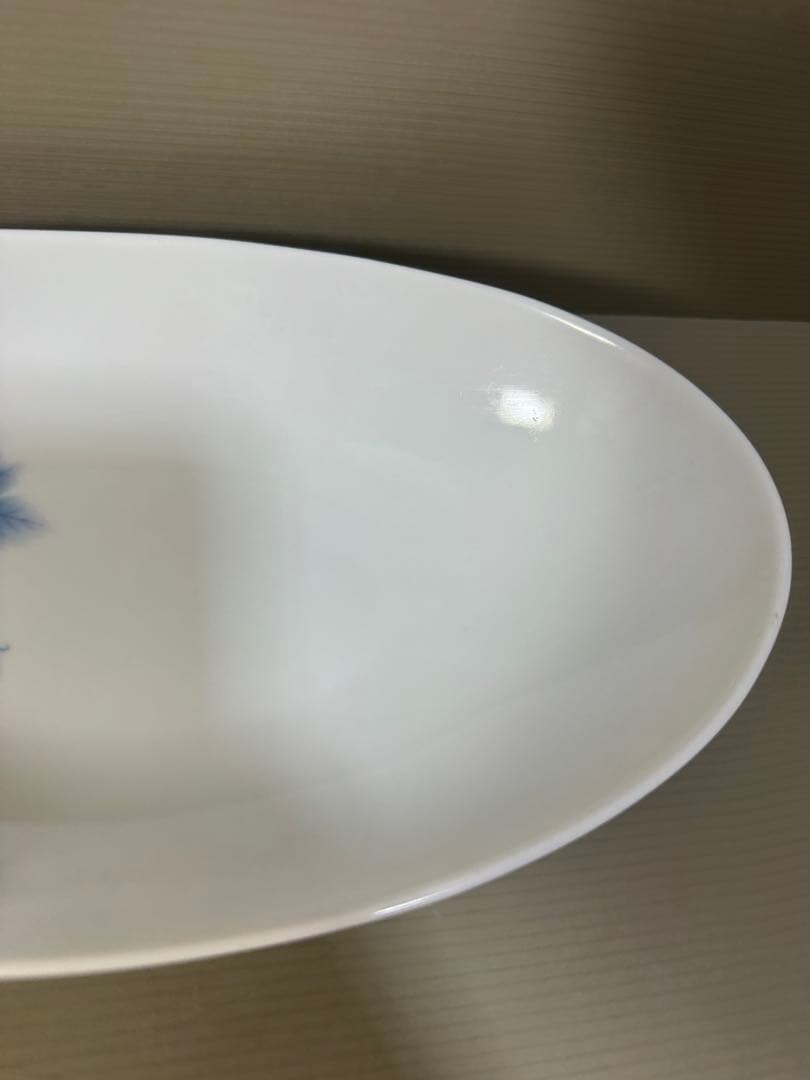 2219 香蘭社　葡萄　オーバルボウル