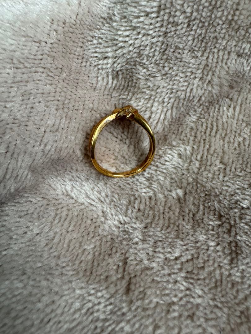 k18➕D0.03 リング