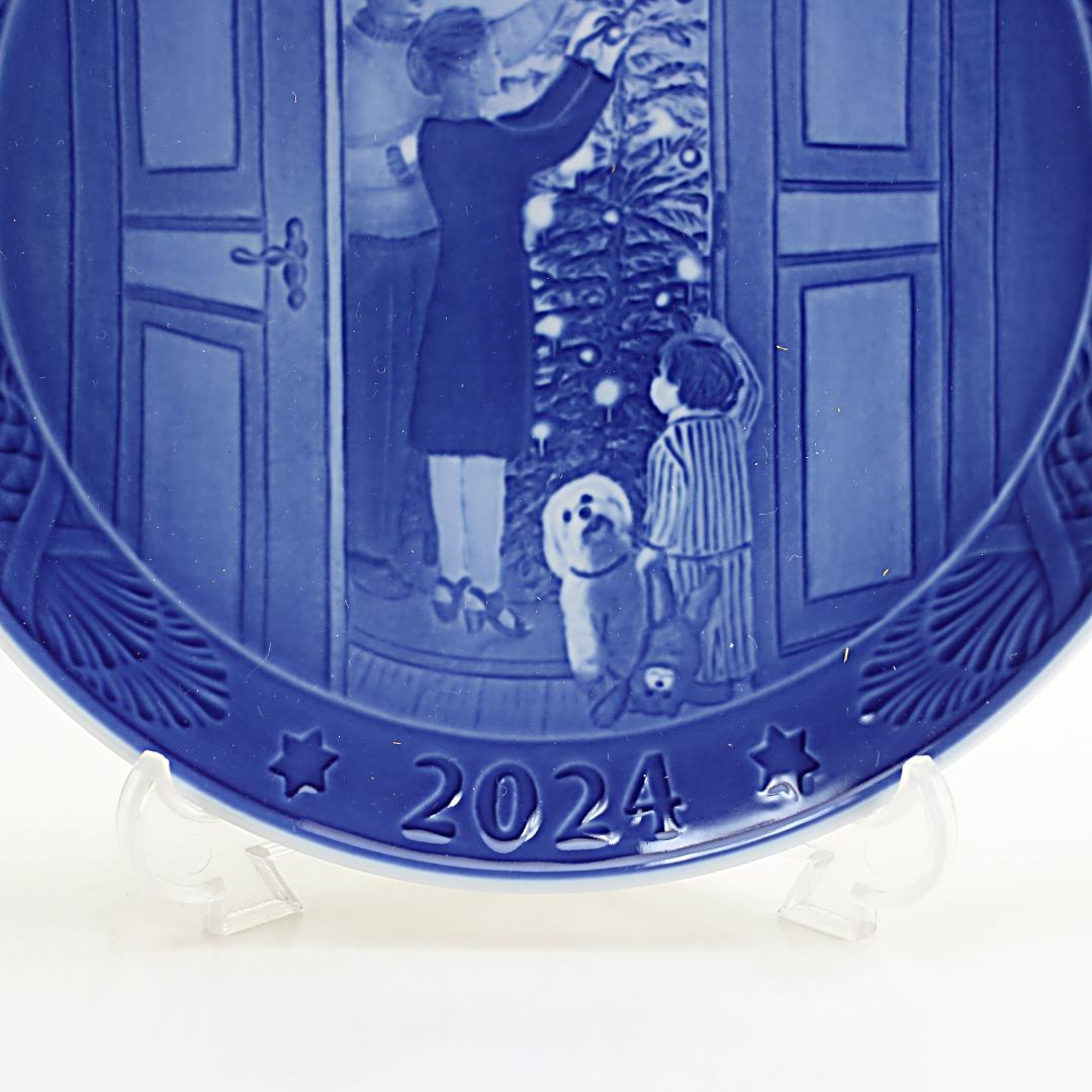 2024年 「クリスマスへの期待」 イヤープレート ロイヤルコペンハーゲン