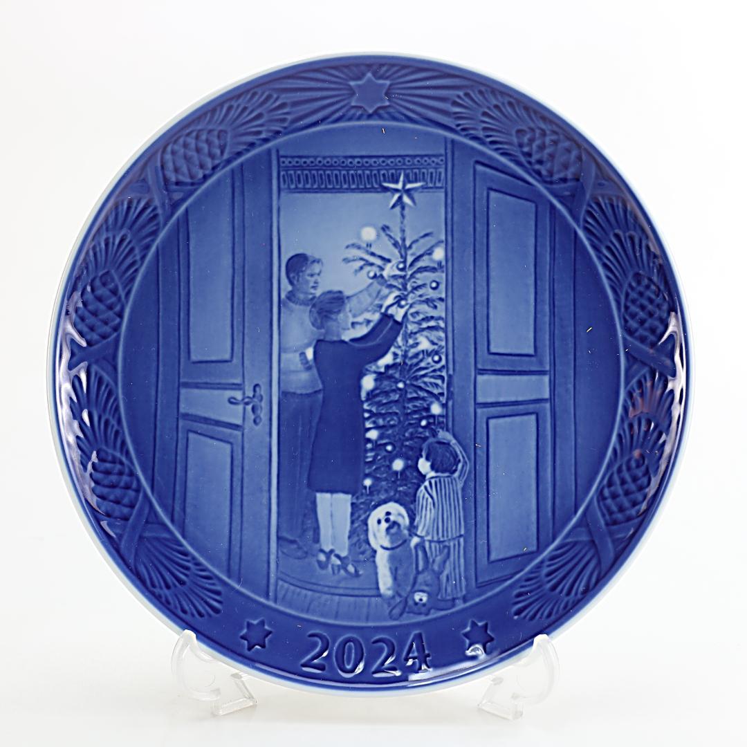 2024年 「クリスマスへの期待」 イヤープレート ロイヤルコペンハーゲン
