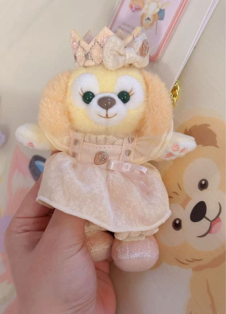 【お顔厳選】新作　上海ディズニー　バースデー　クッキーアンぬいぐるみSSサイズ