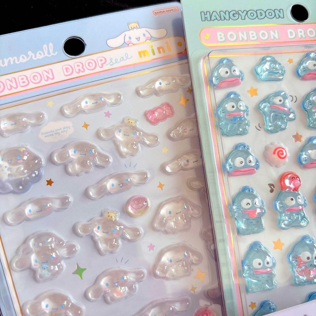 タイムセール·͜·❤︎‬サンリオ♡ボンボンドロップシール♡正規品コンプ8種セットꕤ︎︎