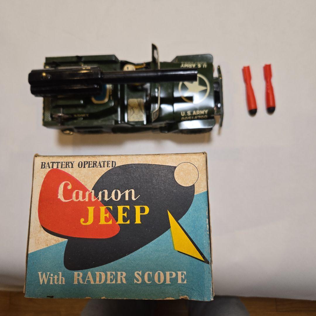 U.S. ARMY ミリタリージープ ミサイル付き(箱付き、日本製:ALPS社)