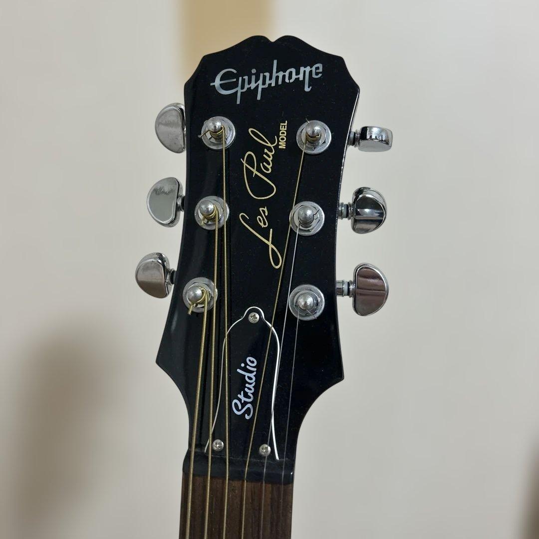ギター epiphone les paul studio ebony