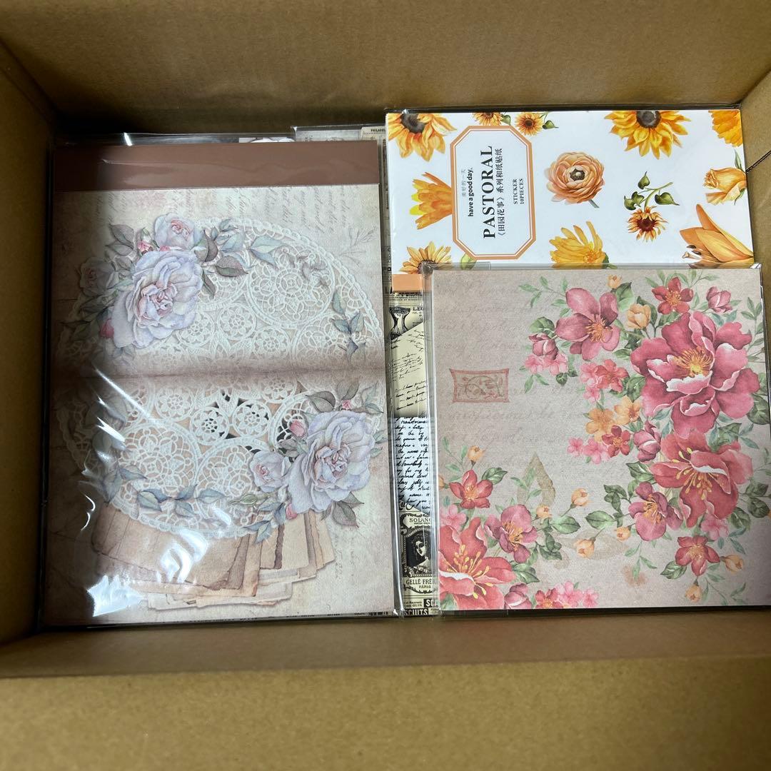 ✨️最終値下げ✨️コラージュ素材 海外マステ デザインペーパー まとめ売り⑪
