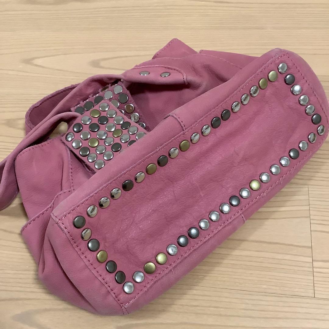 トレ TRES BURDEN SMALL ピーチ　バッグ