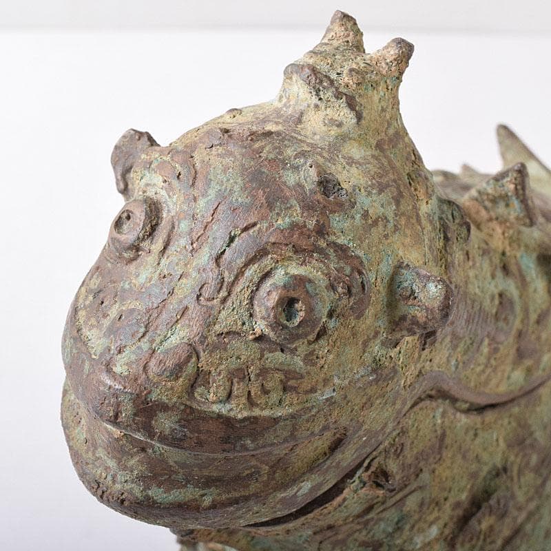 yoshi2000　中国　古銅青銅　獣面　ジコウ　觥　V R8280