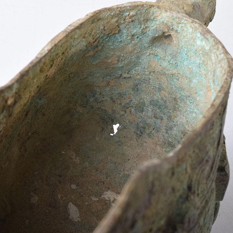 yoshi2000　中国　古銅青銅　獣面　ジコウ　觥　V R8280