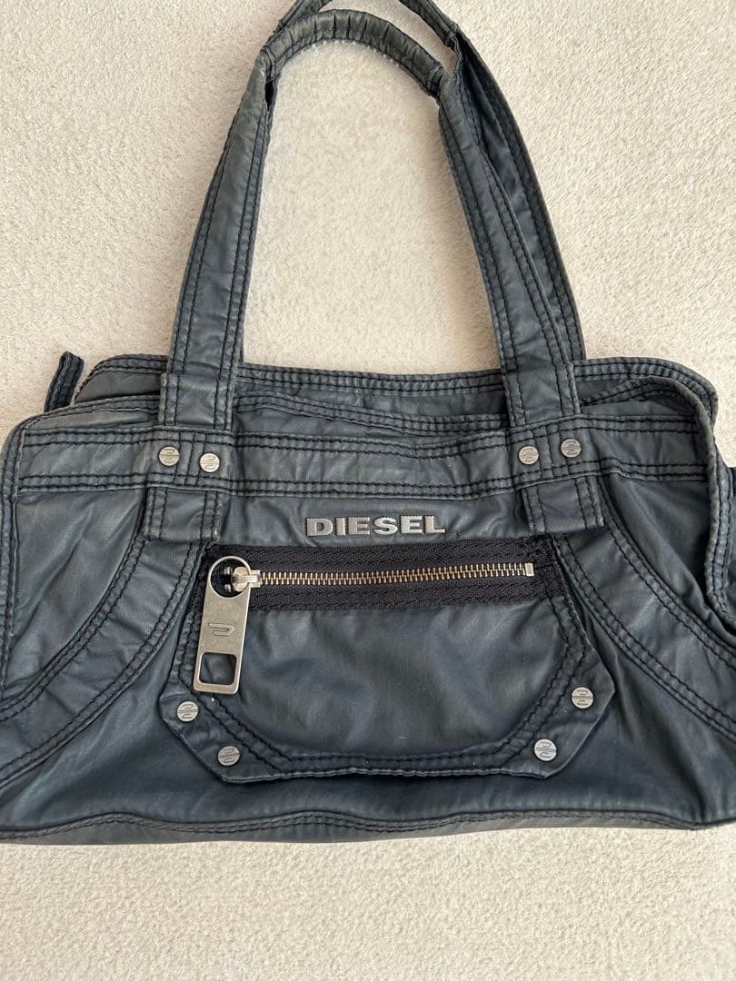 バッグ DIESEL black shoulder bag