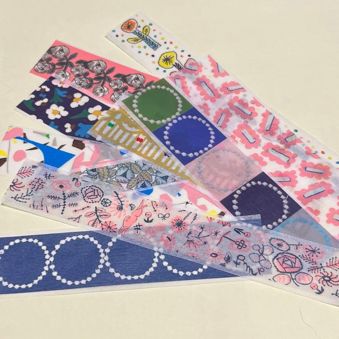 希少レア ミナペルホネン マスキングテープまとめ売り19本+フレークシール70枚