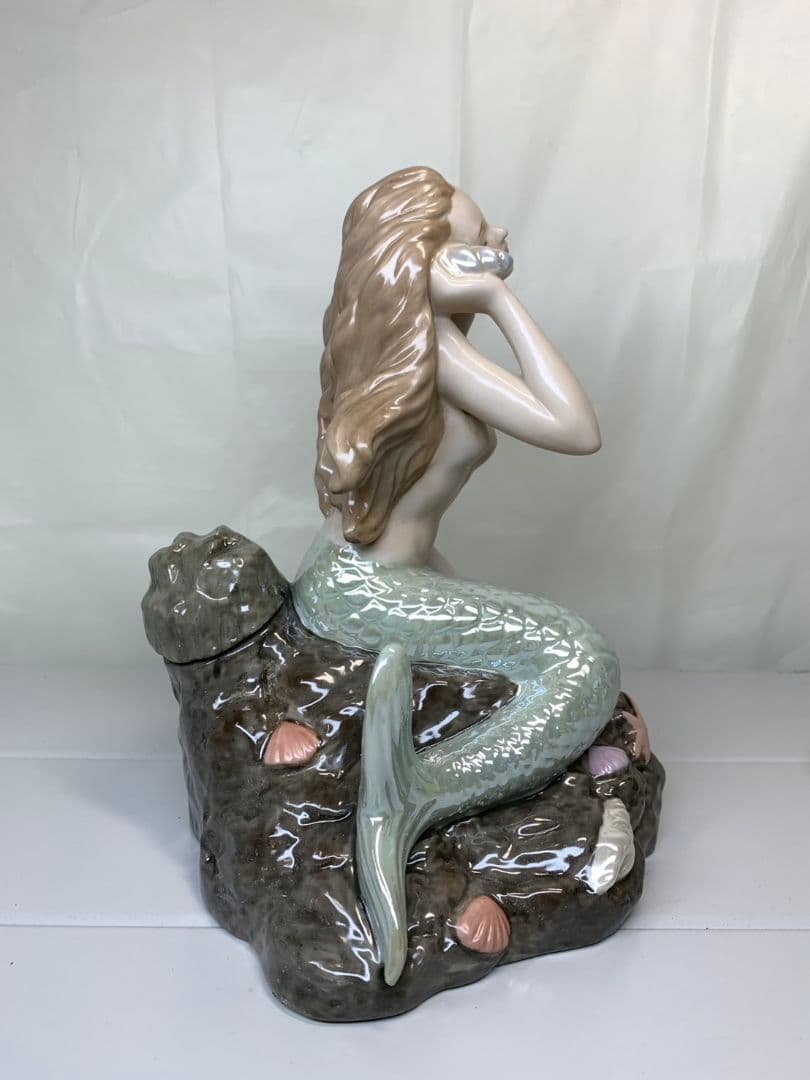 【現状品】ナポレオン ブランデー シレーナ 人魚 陶器ボトル 古酒