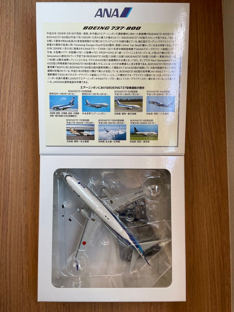 AIR NIPPON塗装 Boeing 737-800 スケール1:200