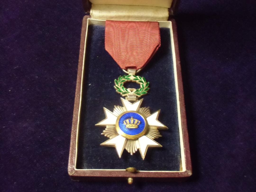 ＢＥベルギー軍＊王冠勲章＊シュバリエ/騎士級（実物）