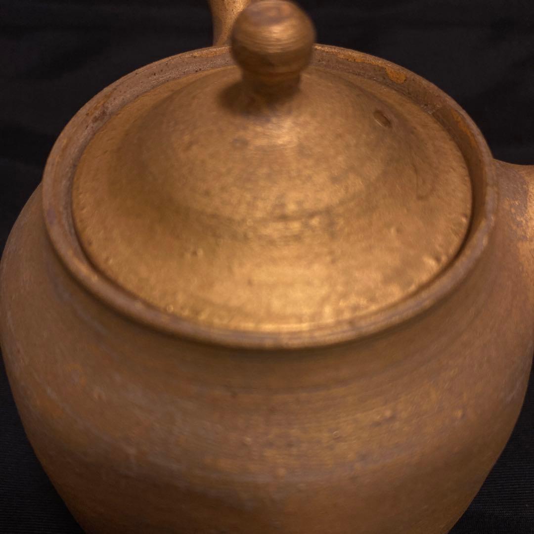 【希少】小川甚八 金彩急須 共箱 名工