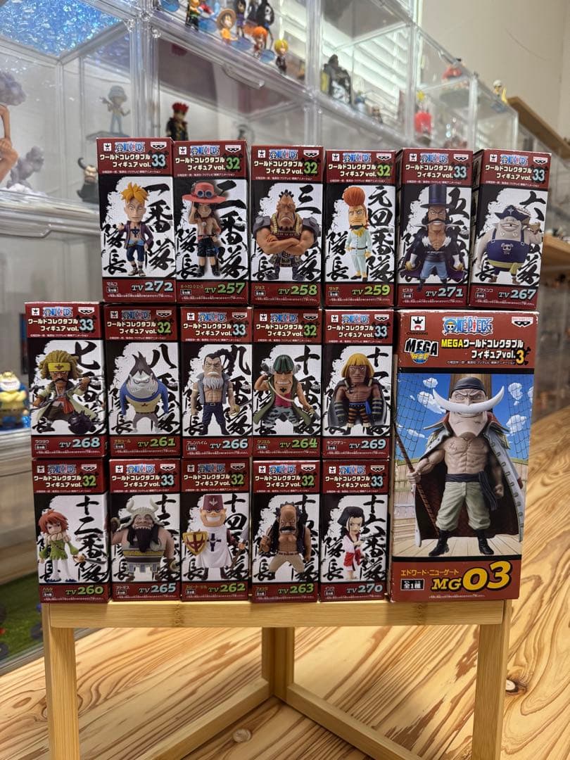 【美品】ワンピース ワールドコレクタブルフィギュア 白ひげ海賊団 コンプリート