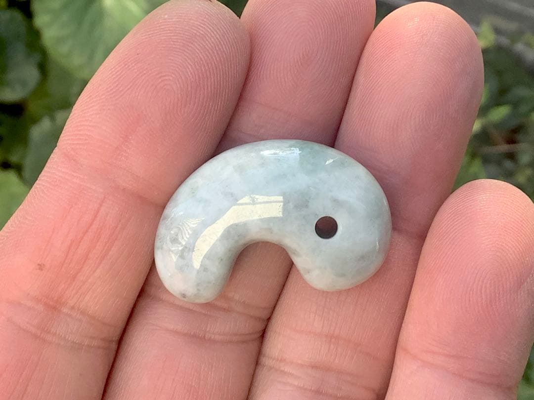 ✳激安‼️特別安価　糸魚川翡翠アイスジェイド*氷肌目　古代からのお守り　機械鑑定付