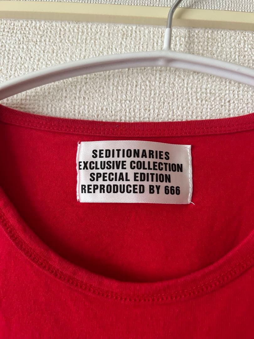 SEDITIONARIES TOO FAST TO LIVE アウトシームT