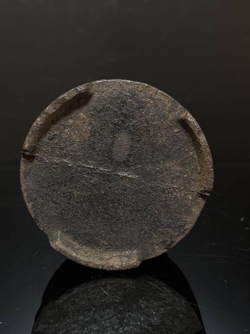 超珍品 陸軍病院 鉄製 三脚筒型 香炉 花瓶 旧日本軍