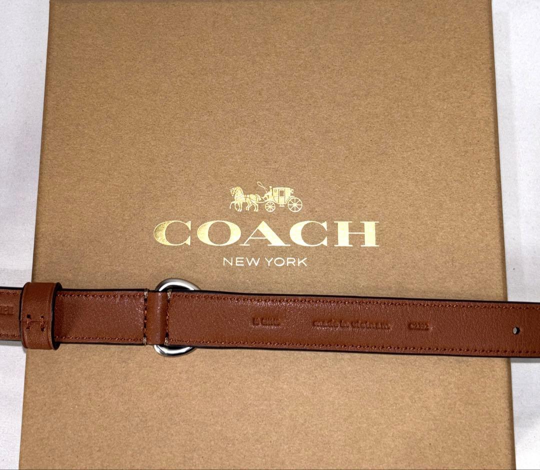 ⭐️新品⭐️コーチ　首輪　シグネチャー骨型チャーム付き【中型犬用】