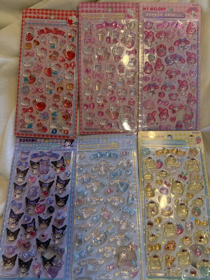 正規品 ボンボンドロップシール 第2弾 サンリオ 6種類セット