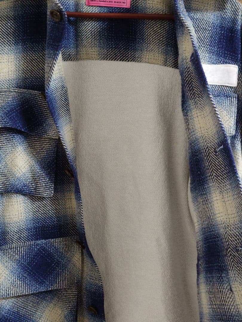 ジャケット・アウター EFFECTEN / Switching Check Field Jacket