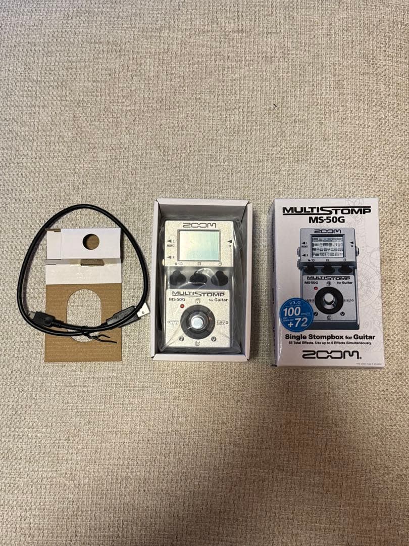 ZOOM MULTISTOMP MS-50G ケーブル付 マルチエフェクター