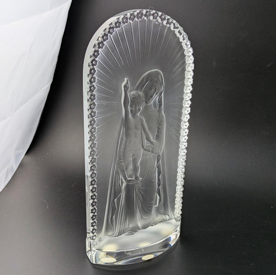 ラリック 聖母子像 Vierge à l'enfant 限定復刻 手彫りサイン入