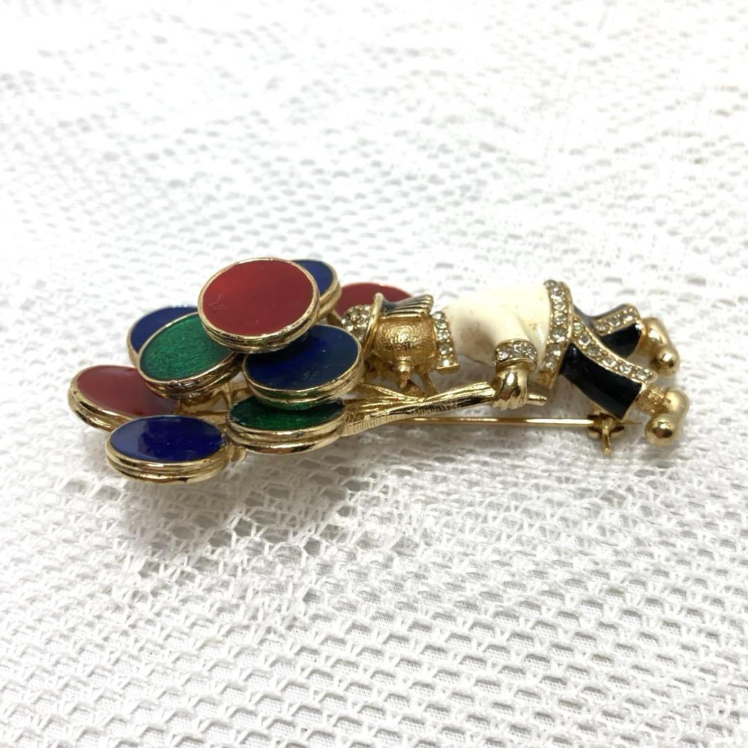 ヴィンテージ CINER サイナー 風船を持つキャラクターブローチ 511k