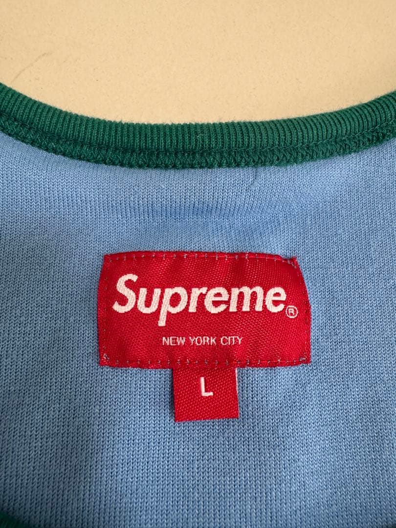 未使用品　シュプリーム タオル地タンクトップ オレンジ 青 緑