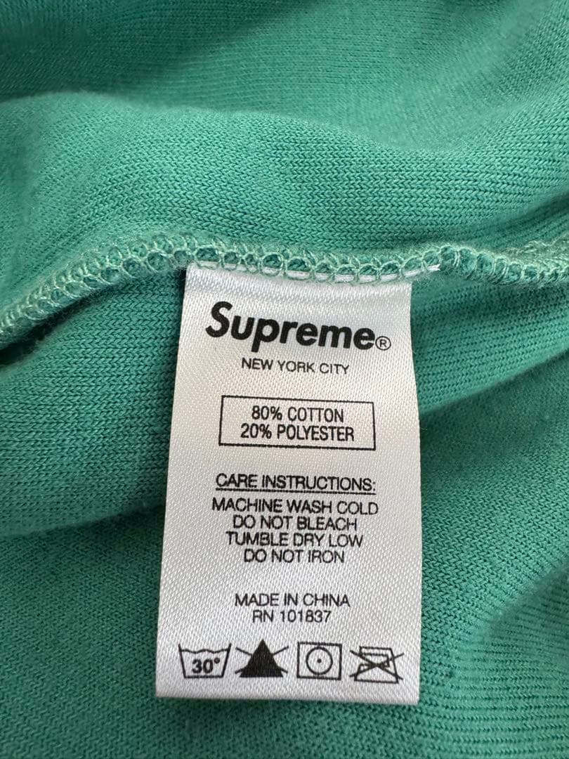 未使用品　シュプリーム タオル地タンクトップ オレンジ 青 緑