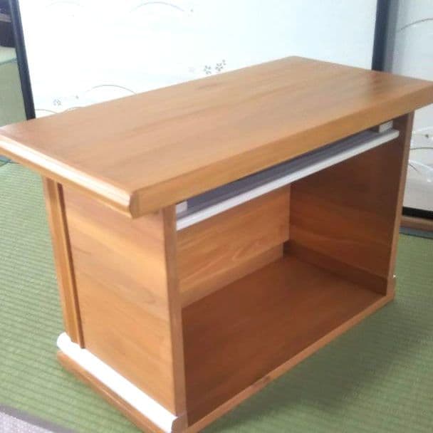 木製家具ハンドメイド/落語テーブル/文机/ボックス型テーブル/飾りテーブル/机