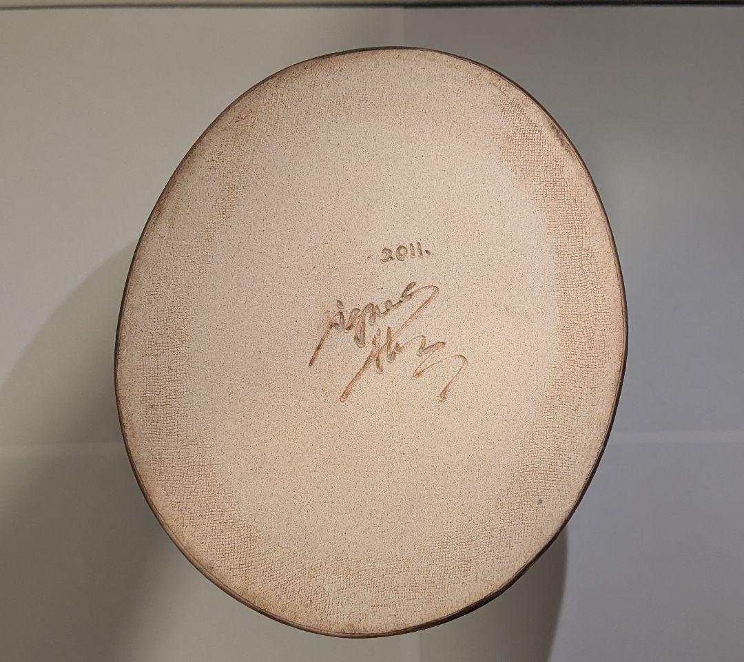 『アーグネスフス』水指　茶道具　アグネスフス共箱共布栞略歴