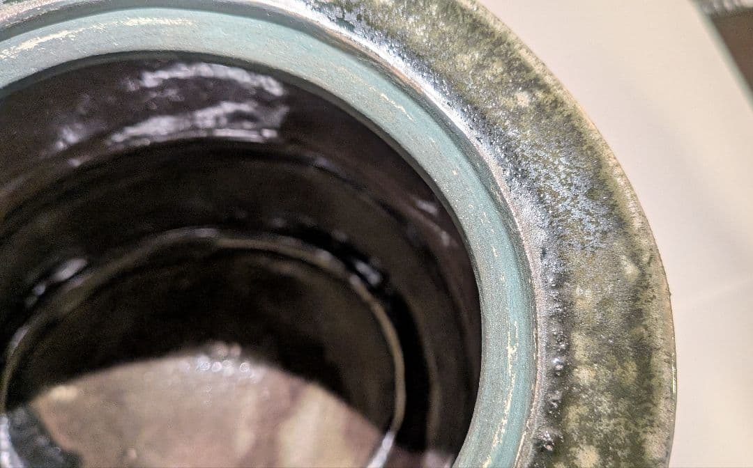 『アーグネスフス』水指　茶道具　アグネスフス共箱共布栞略歴