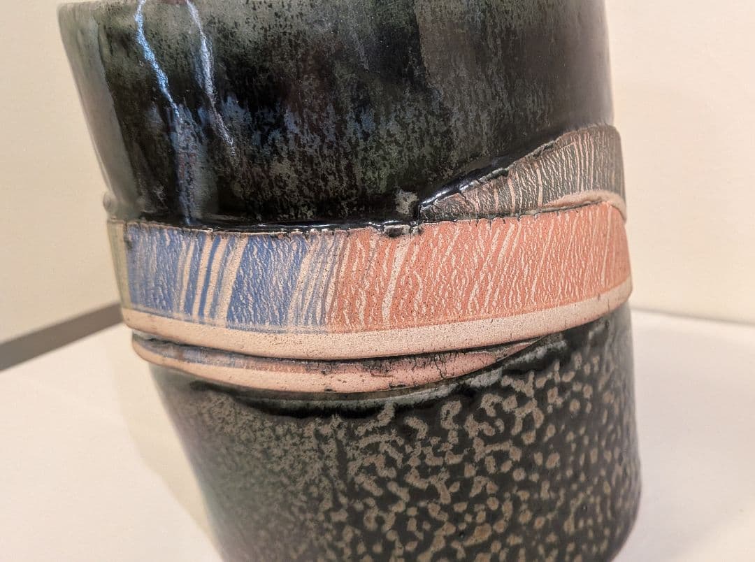 『アーグネスフス』水指　茶道具　アグネスフス共箱共布栞略歴