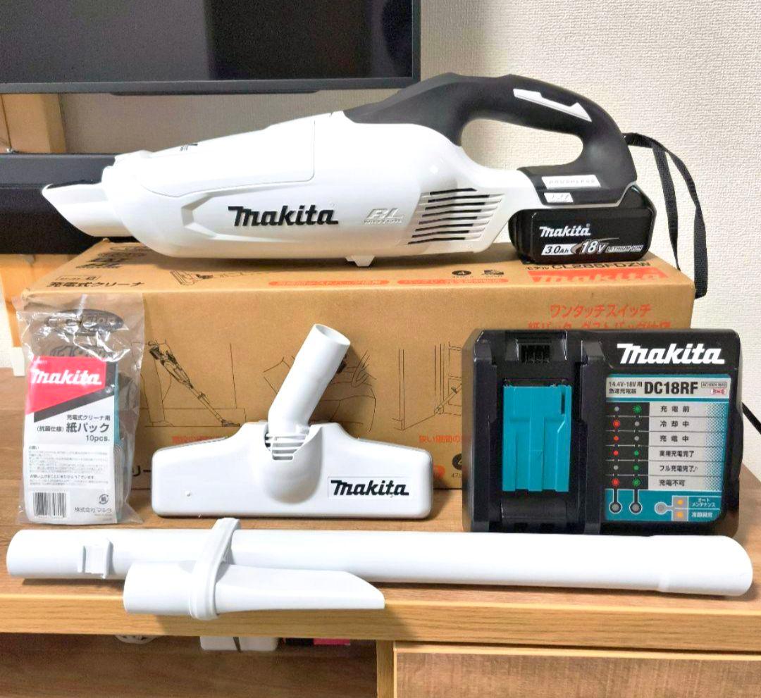 美品【土日限定お値下げ】マキタ掃除機CL282FD 18vバッテリー/急速充電器