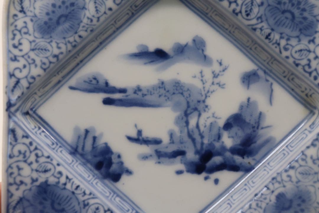 時代　伊万里　染付　寿司皿&豆皿10点セット　送料込み1124