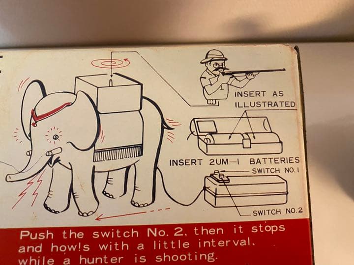 レア品！！　ジャングル・ジャンボ　/稼働美品/日本製ブリキです