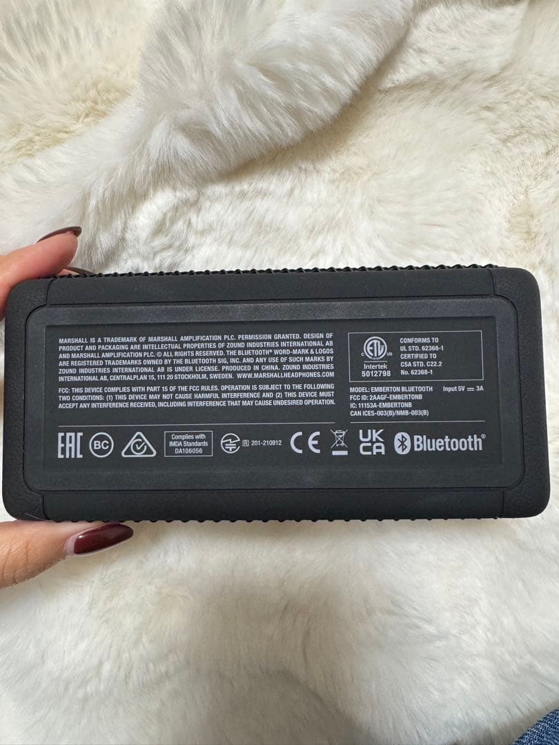 Marshall ワイヤレススピーカー 507178 ブラック