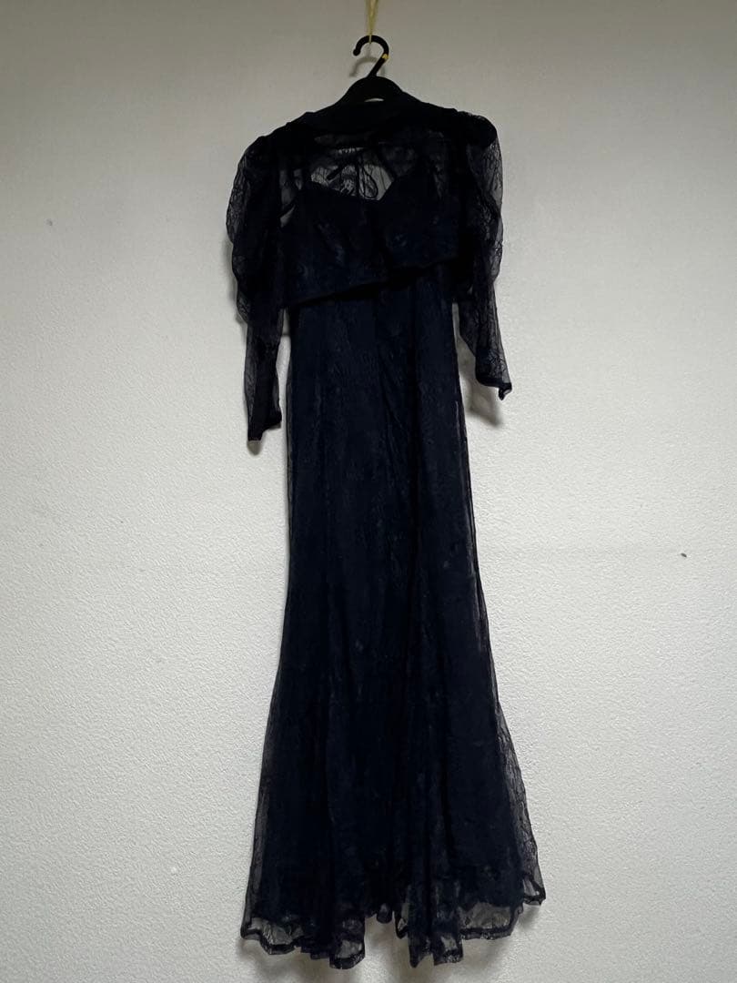 レースボレロセット フレア パーティー ドレス 2点 セットオケージョンドレス