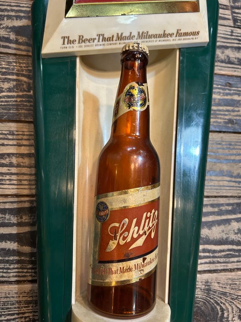 1950sヴィンテージ Schlitz ビールサインライト