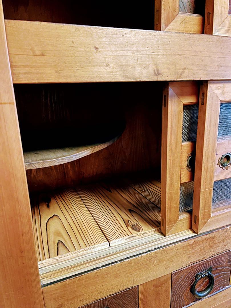 和箪笥　水屋　アンティーク　食器棚　（発送手配の期日有り〜9/21）