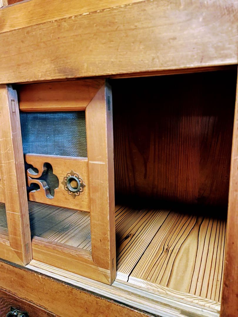 和箪笥　水屋　アンティーク　食器棚　（発送手配の期日有り〜9/21）