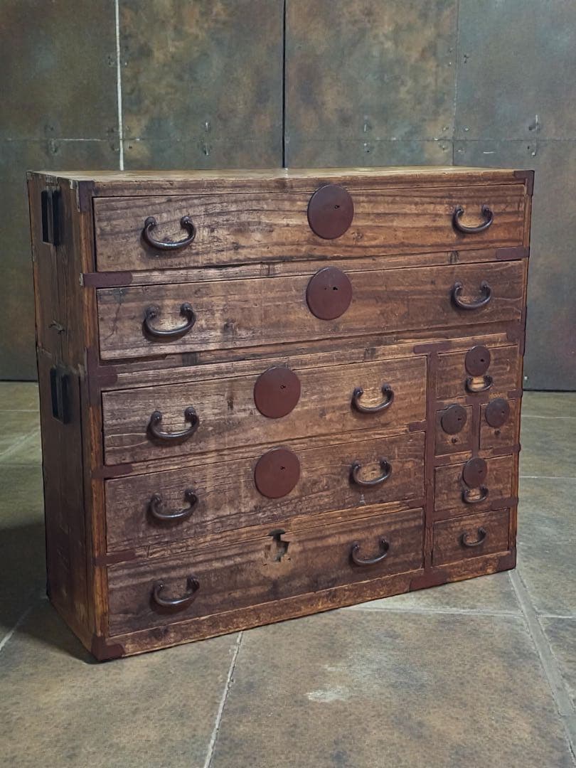 昭和レトロ　和家具 時代　箪笥 古家 収納家具 和箪笥 チェスト タンス　収納