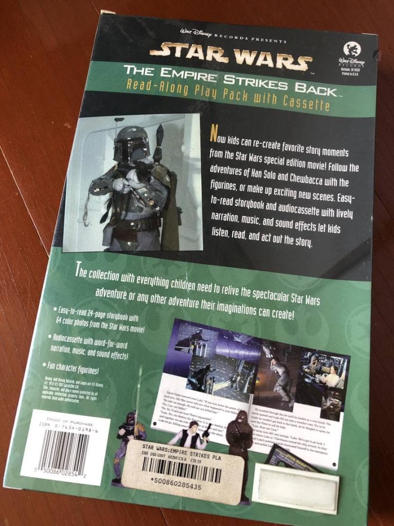 STAR WARS・スターウォーズ カセットブック3点セット フィギュア付限定版