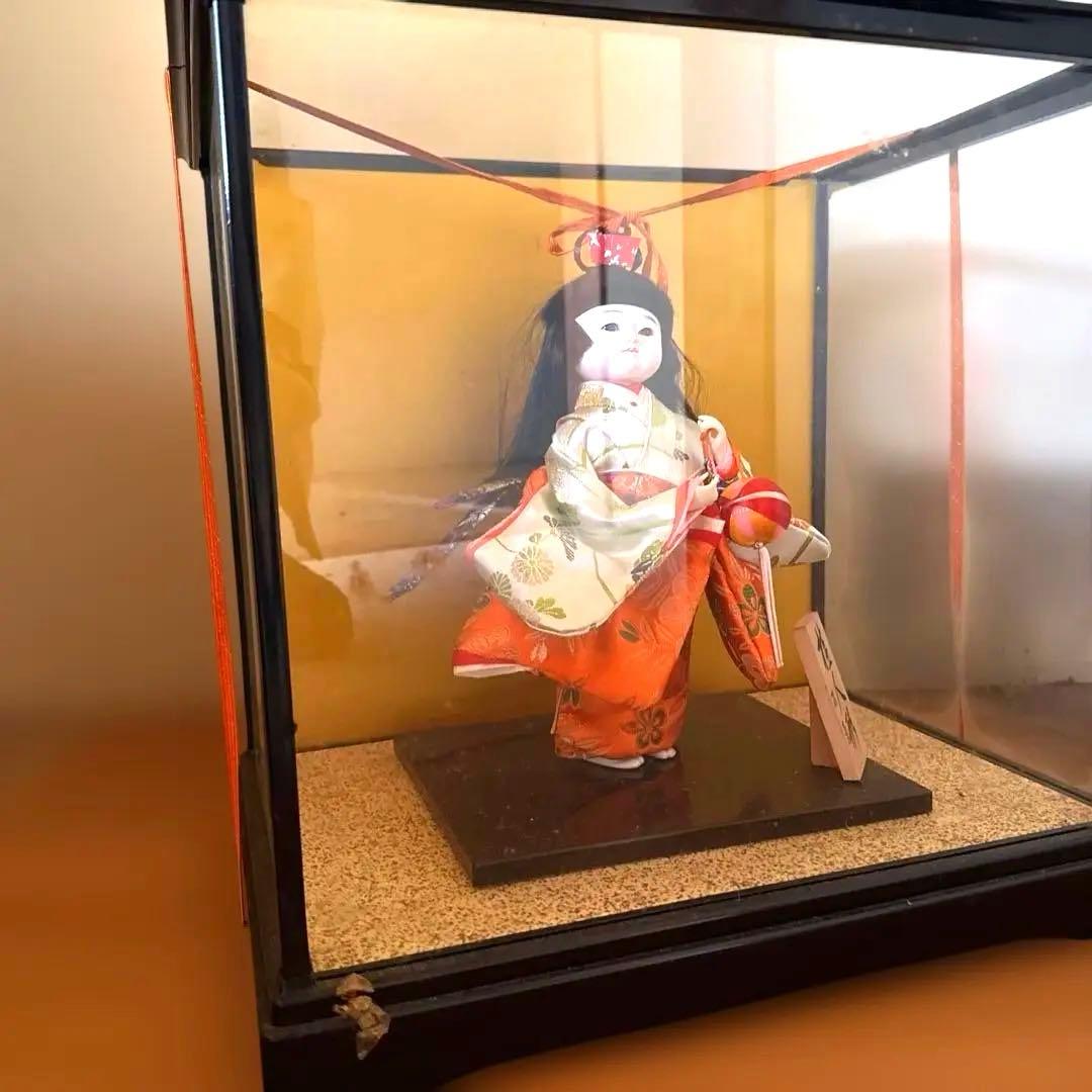 御所人形 花柄 和服