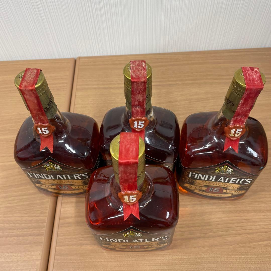 FINDLATER'S 15年 スコッチウイスキー 750ml 4本セット