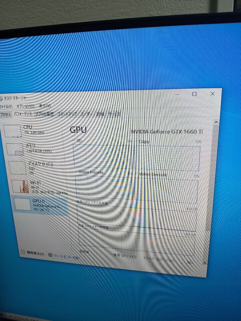動作確認済み GTX1660ti ASUS ROG グラフィックボード
